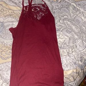 Burgundy cami